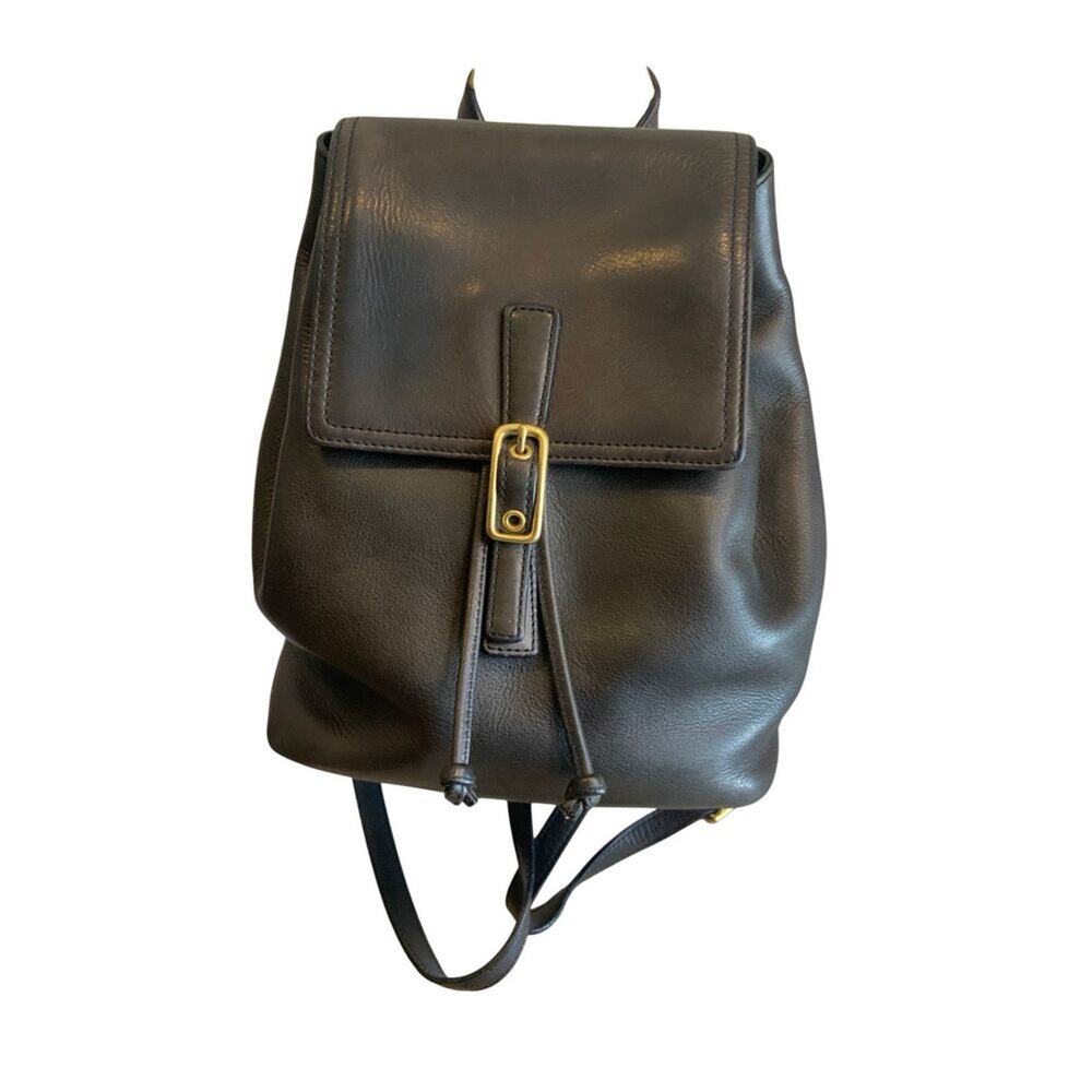 Vintage Y2K Coach 9858 Legacy Black Backpack